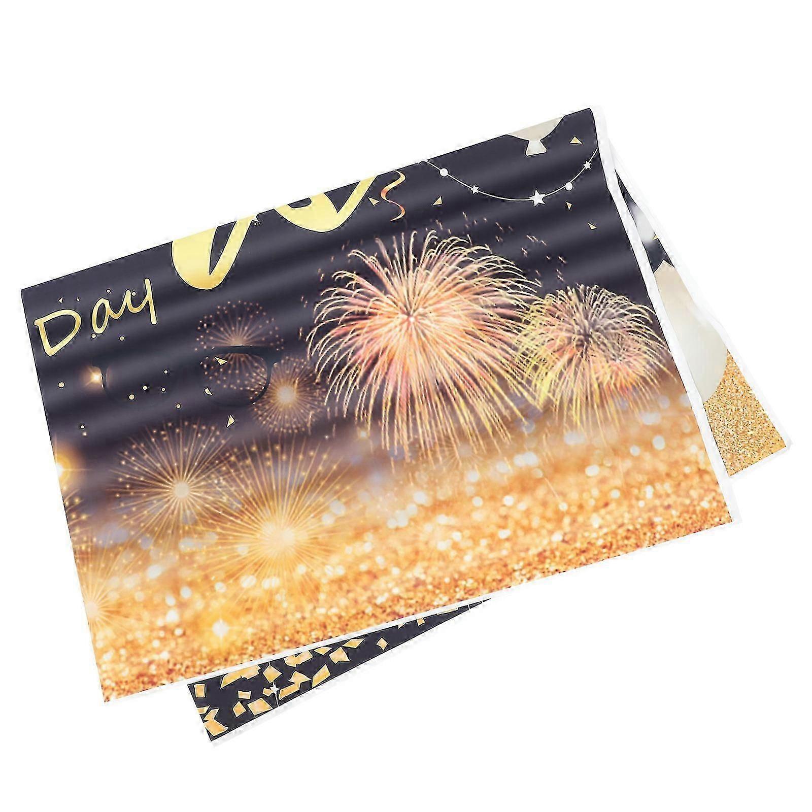 Father S Day Celebration Background Rectangular Multi Colored Fabric Backdrop For Home Decoration 1Pack