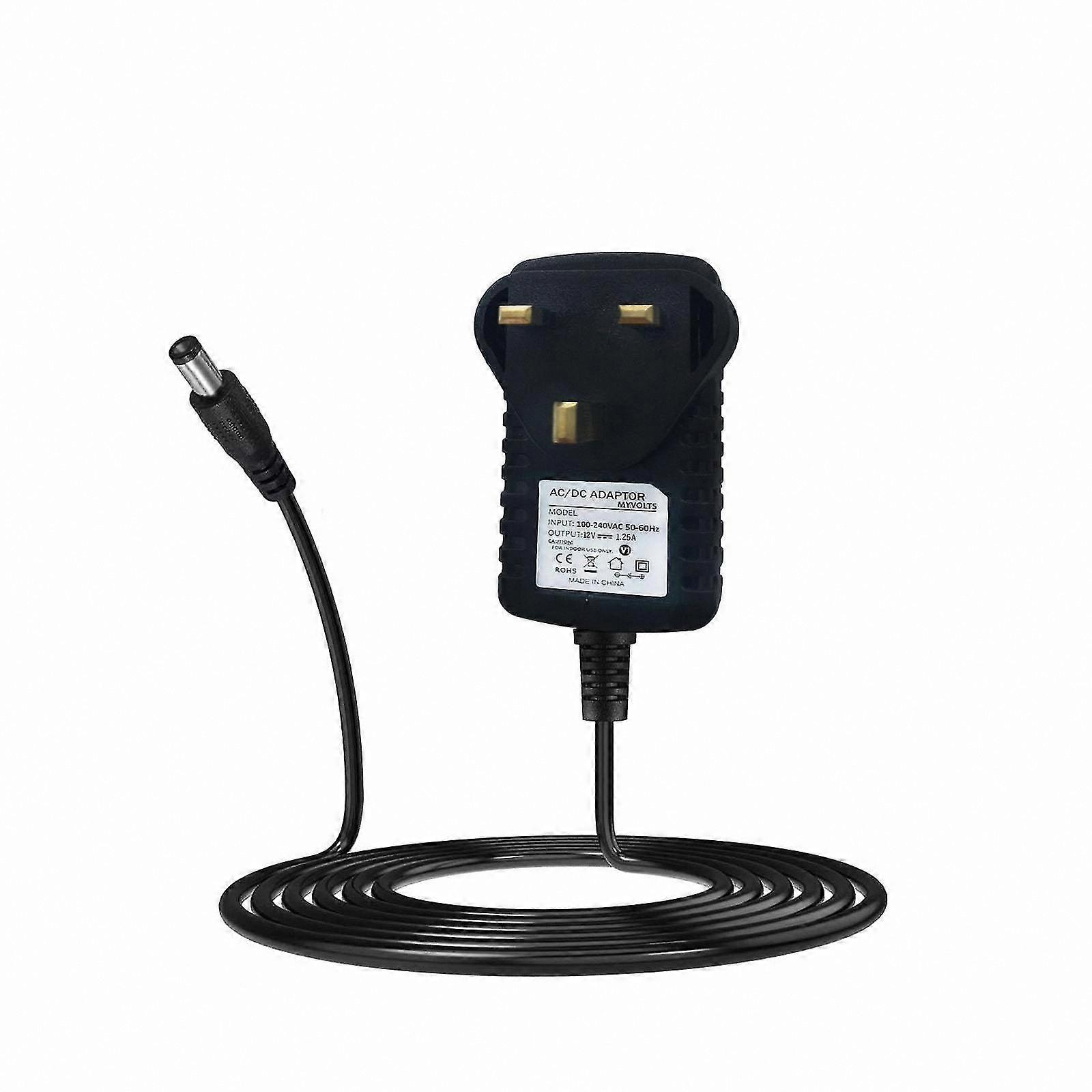 Replacement 12V Adapter for Turntable with AT-LP60XBT-BK Compatibility