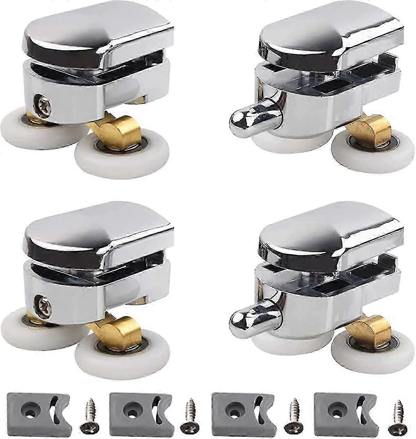 Shower Door Rollers Replacement Shower Door Wheels With Anti-collis...