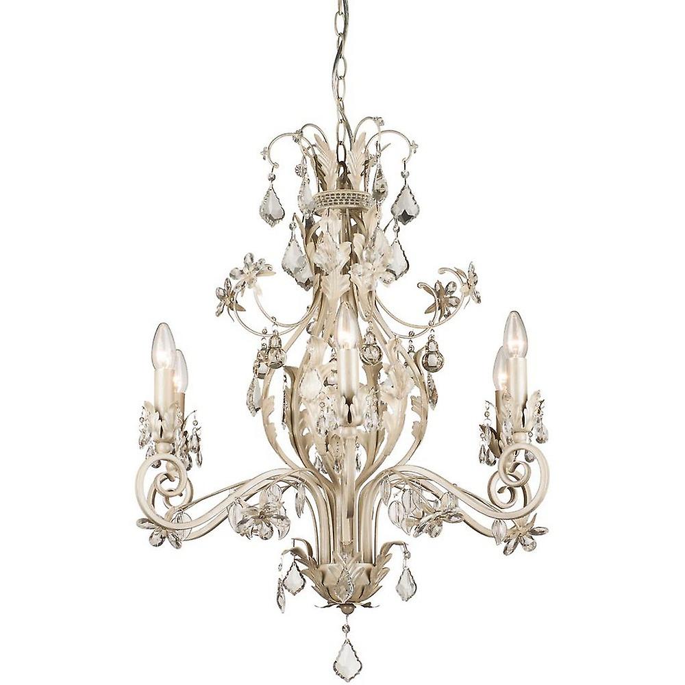 Rafael Multi Arm Chandeliers Ivory