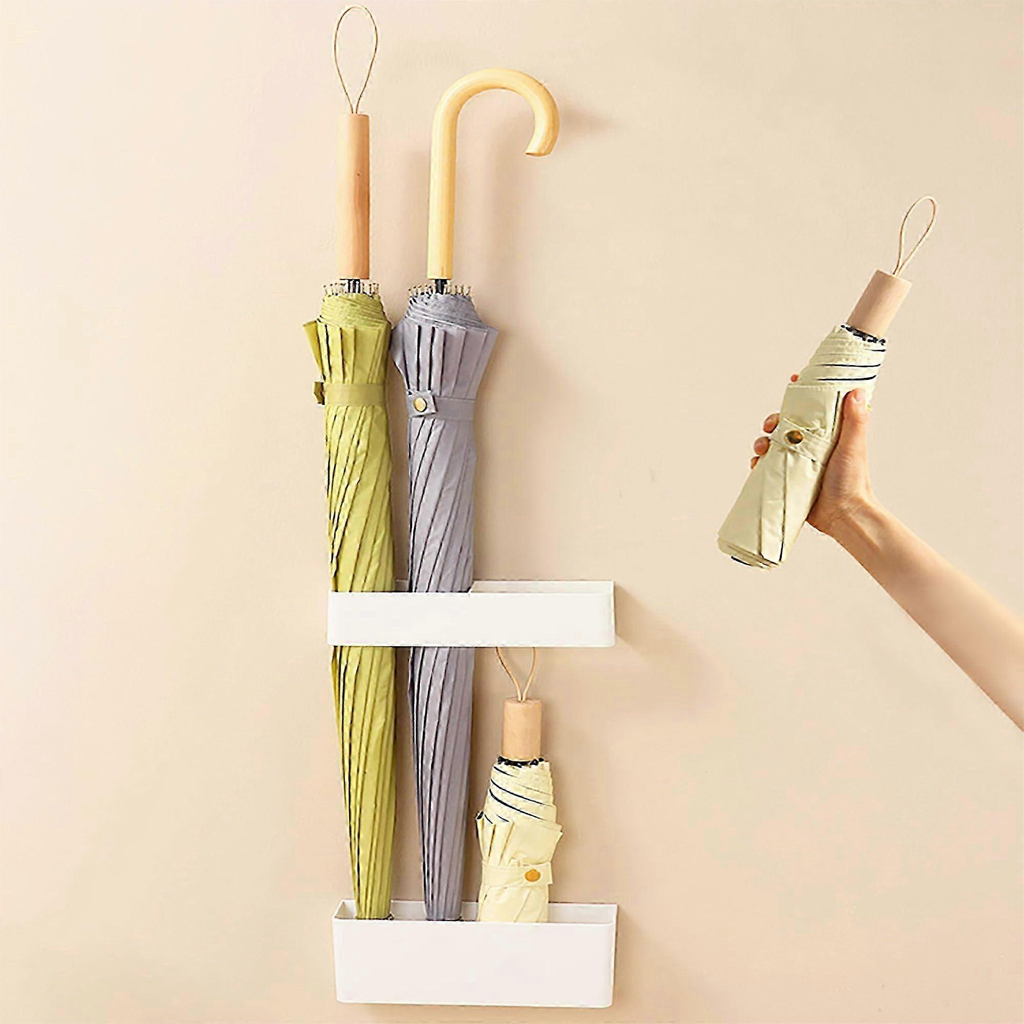 Umbrella Stand, Wall Mounted Umbrella Holder Rack, Wall-mounted Umb...