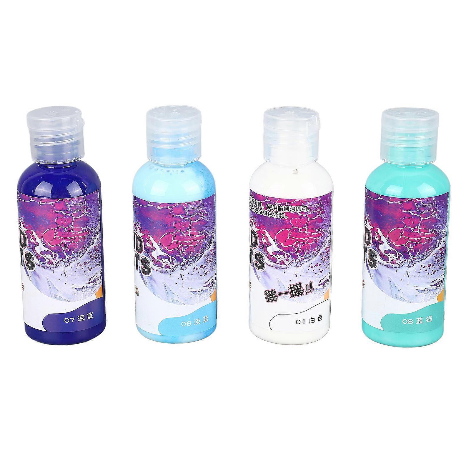 Pouring Paint Set Pre Mixed High Flow Bright Colors DIY Kit