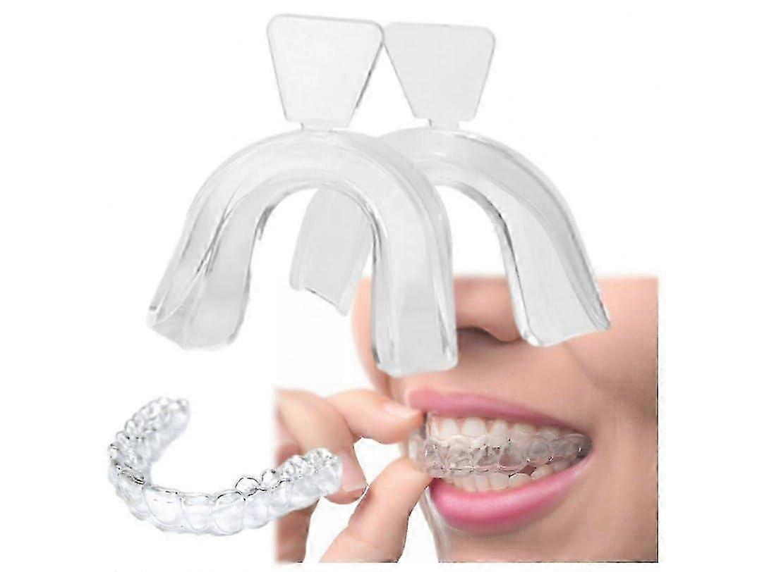 2025 Teeth Grinding Mouth Guard 2 Moldable Mouthpieces Protects Enamel Improves Sleep Quality Versatile for Bruxism and Teeth Whitening