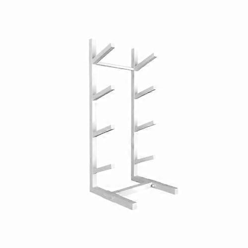 MultiFunctional FloorStanding Display Rack For Skateboards Snowboards Skis Scooters 25x25x85cm White