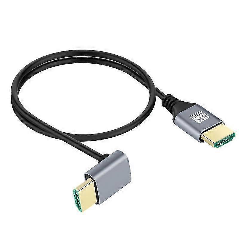 8K60HZ V2.1 HDM1compatible Down  Up Left Right Angled 90degree for HDTV Cable