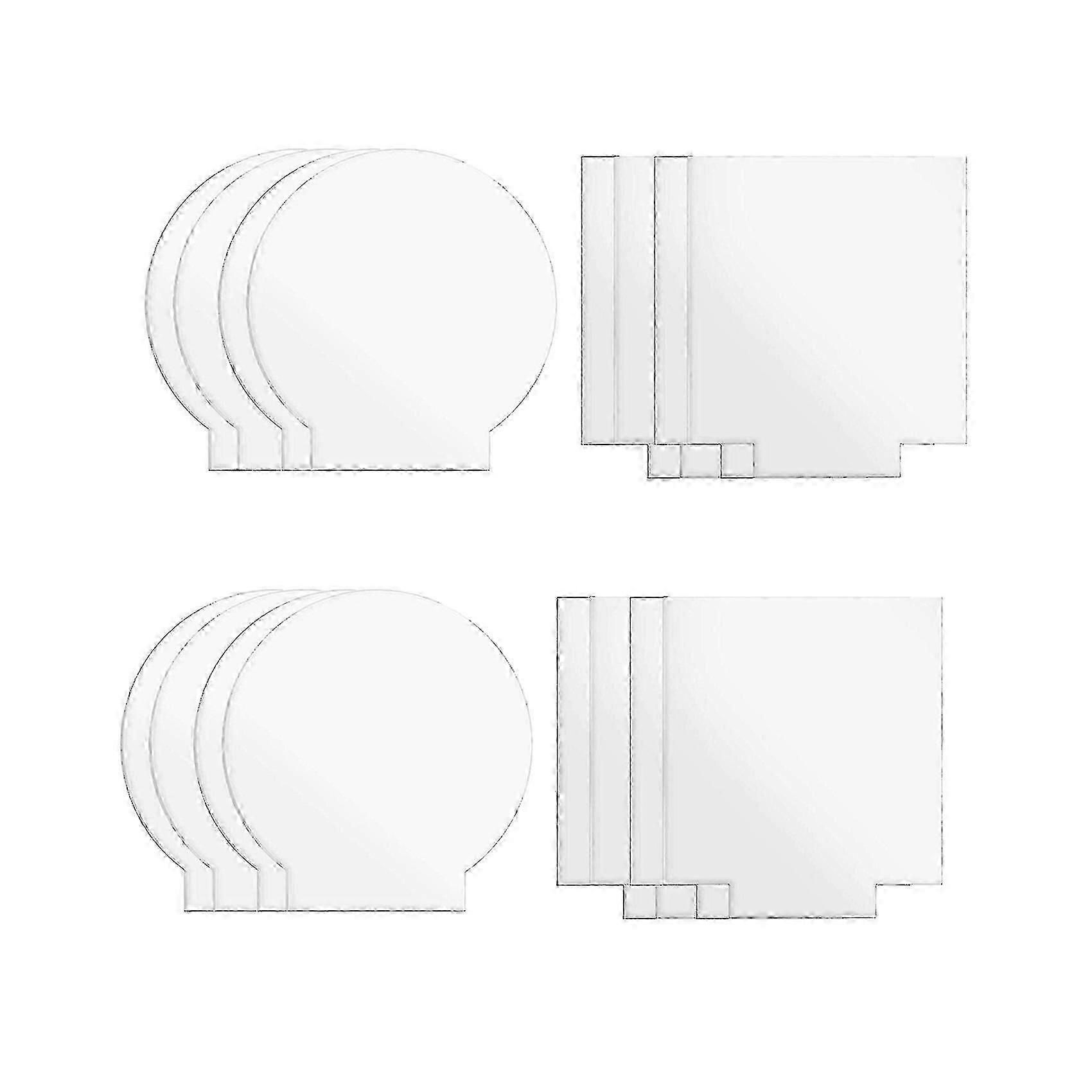 2mm Acrylic Sheet Clear Cast for Plexiglass with Double Sided Protective for LED Light Base Signs D