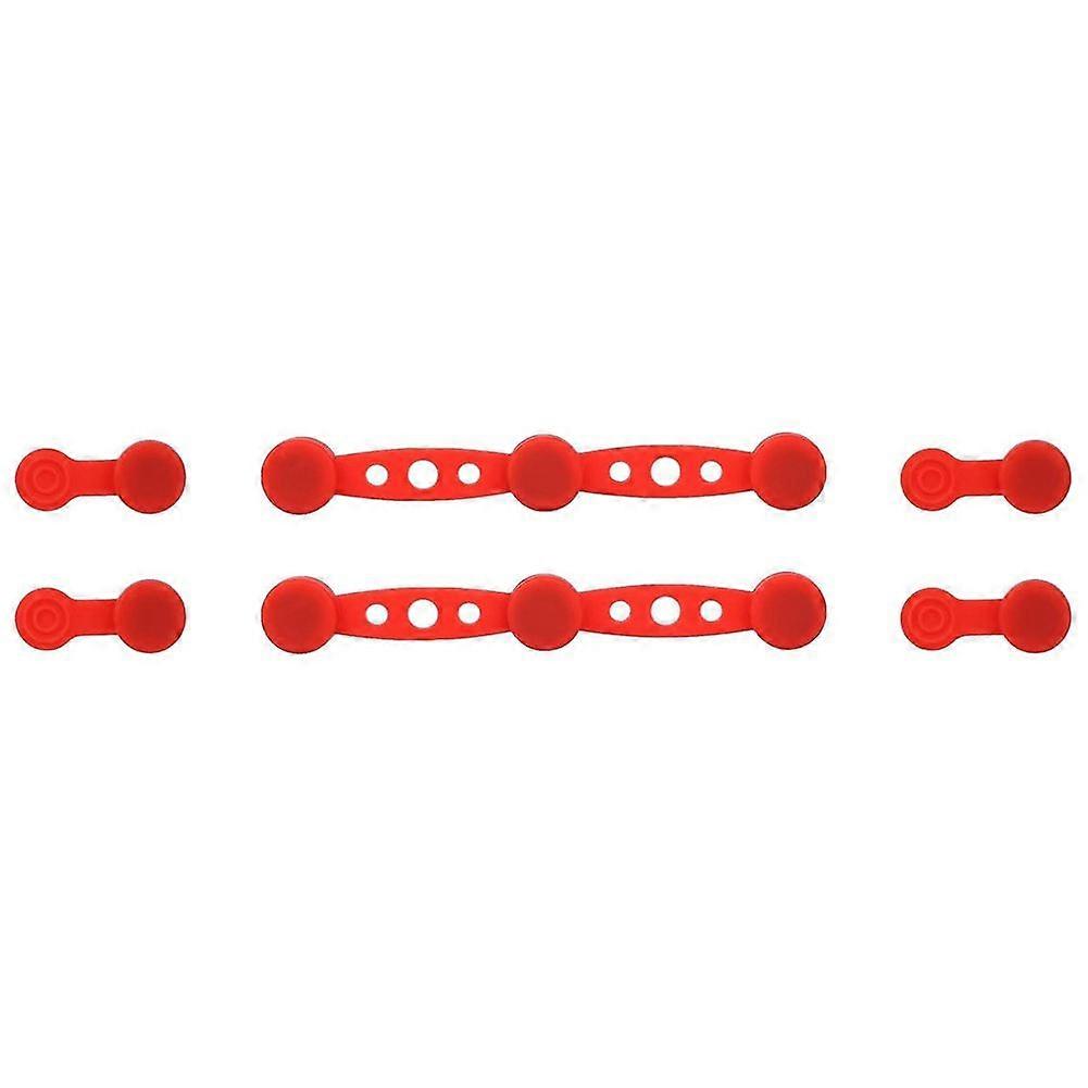 2 Sets Air Fryer Silicone Magnet Buckles, Red Magnets for Keeping Paper Liners in Place Air Fryer Accessories