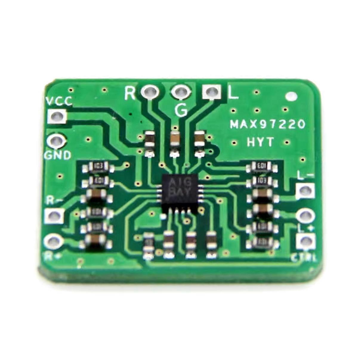 Scheda amplificatore HiFi con uscita single-ended e bilanciamento differenziale di curvatura MAX97220 Ingresso 2,5-5,5 V