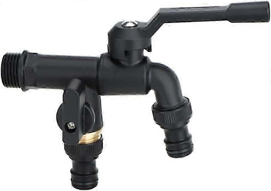 Nagy teherbírású csaptelep kerti tömlőhöz sárgaréz testtel