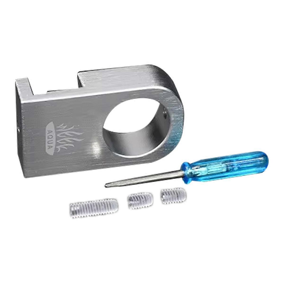 2 قطع سبائك الألومنيوم أنابيب المياه المشابك كليب خرطوم حامل حوض السمك تصفية خزانات الأسماك أجزاء ثابتة التبعي ل