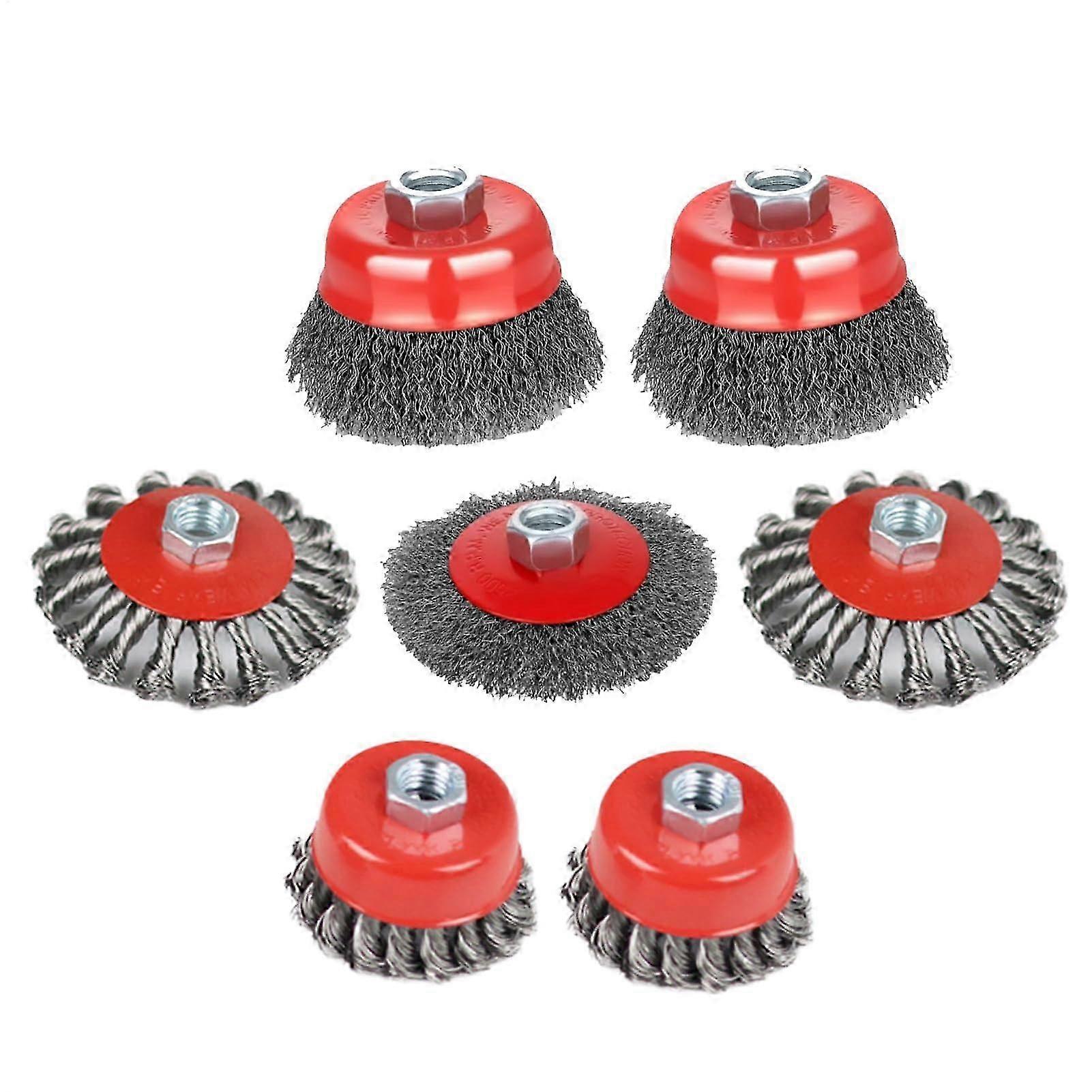 2025 Angle grinder wire wheel, 7piece wire wheel brush Multifunctional mill accessory