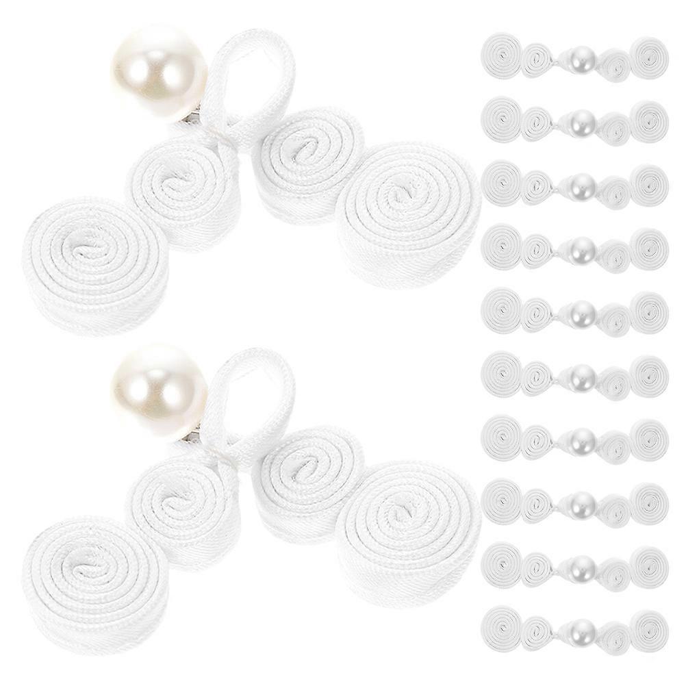 36 Pairs Traditional Chinese Style Frog Buttons Durable Polyester Sewing Buttons For Capes Clothing Scarves Decorative Closure