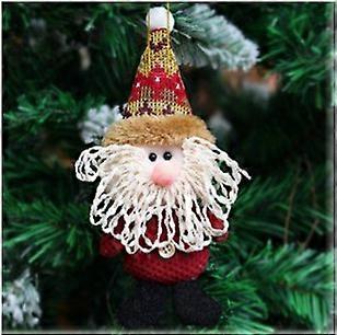 Christmas Decoration Pendant Creative Big Head Elderly Gift In Cloth Old Man Snowman Elk Ornament ML-J440ABC