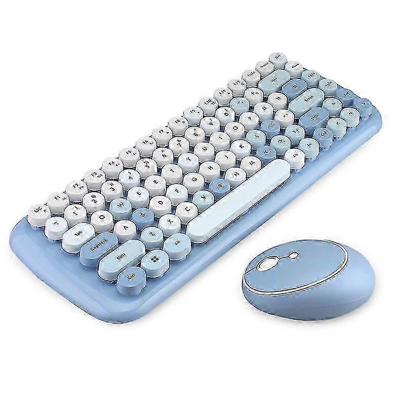 Wireless Mini Candy Keyboard And Mouse Combo Set Mixed Colors 2025