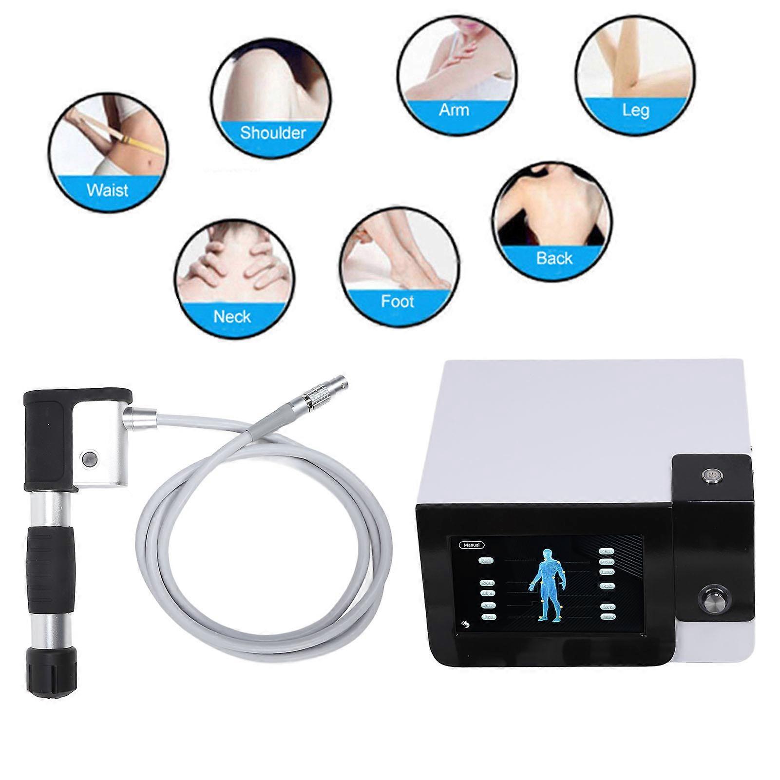 Pneumatic Shockwave Therapy Machine 38.5x36x21.5cm Large Screen 110V US Plug