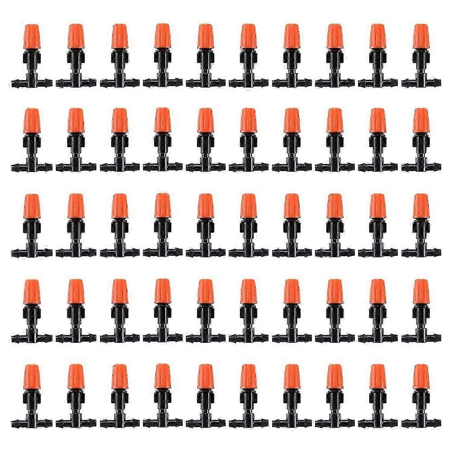 Three-way mist nozzle, adjustable garden irrigation nozzle