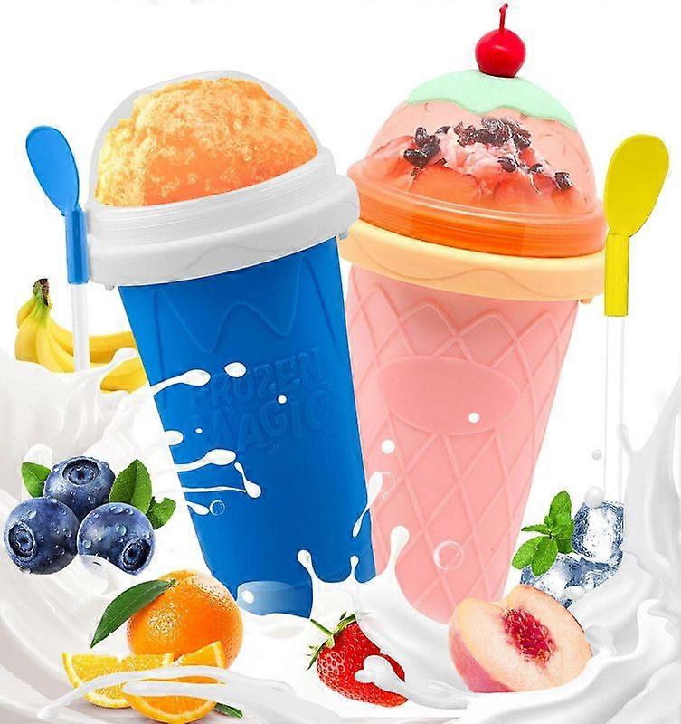 Slushy Maker Cups, Magic Squeeze Cups for Juice Milk Yogurt Ice Cream
