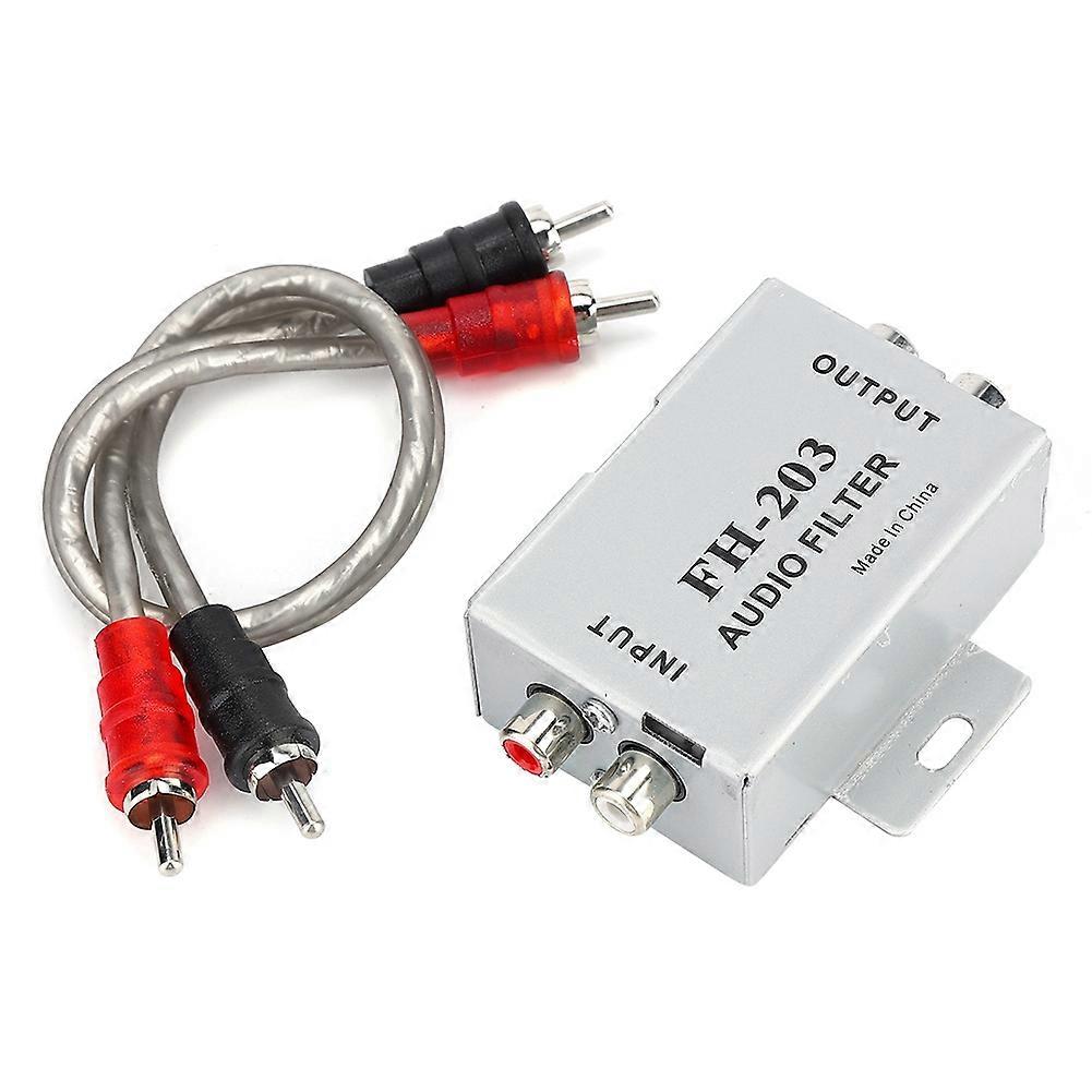 FH-203 Car Stereo Audio Filter Isolation Automotive Amplifier Noise Suppressor