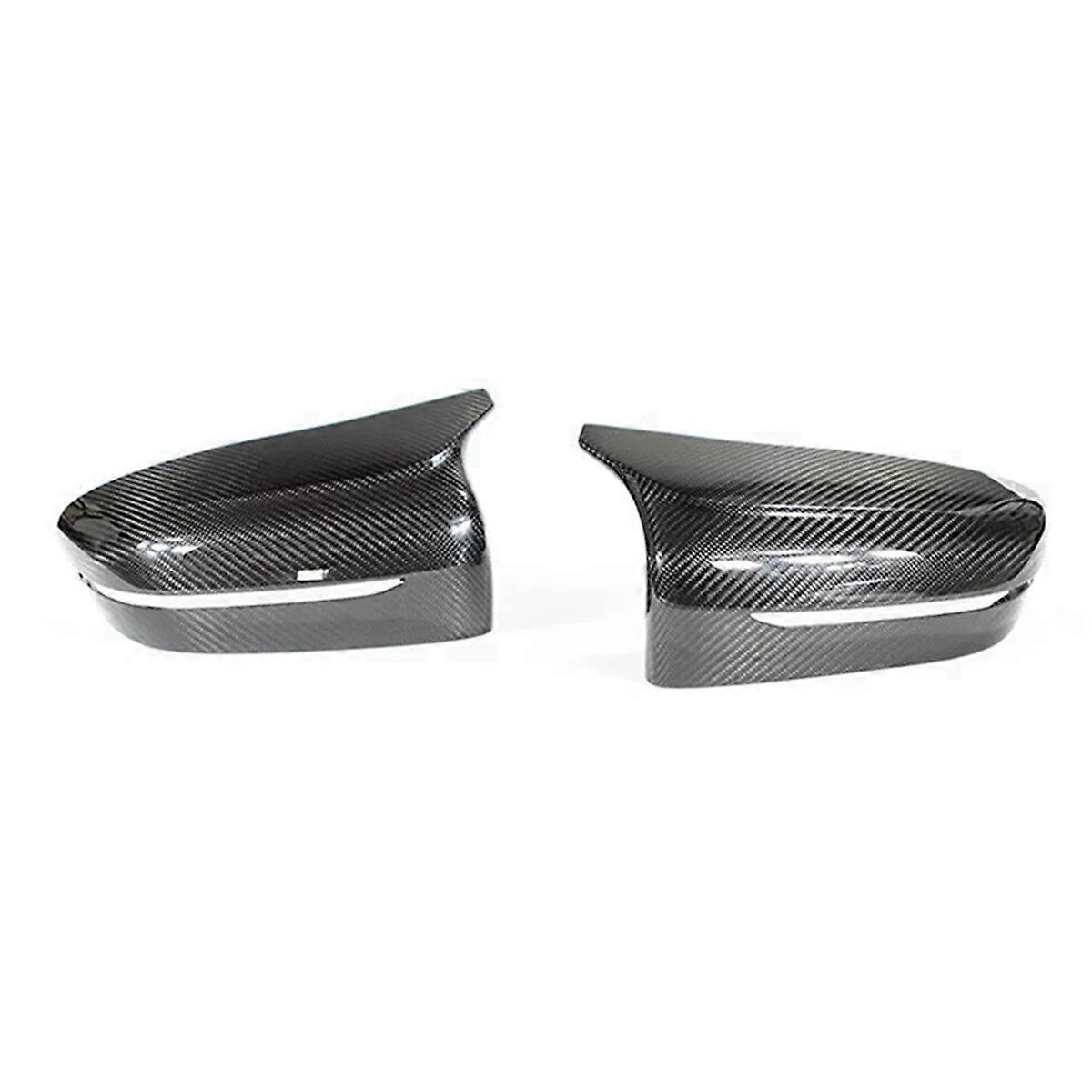 Pour F90 M5 F91 F92 M8 2018-2022 Couverture de rétroviseur en fibre de carbone véritable Ajouter sur