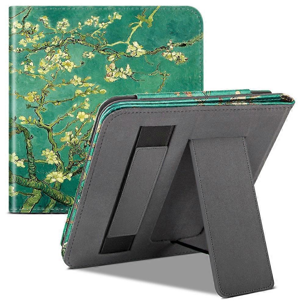 Compatible For Kobo Libra 2 N418 Kickstand Case Pattern Printing PU Leather E-Reader Cover