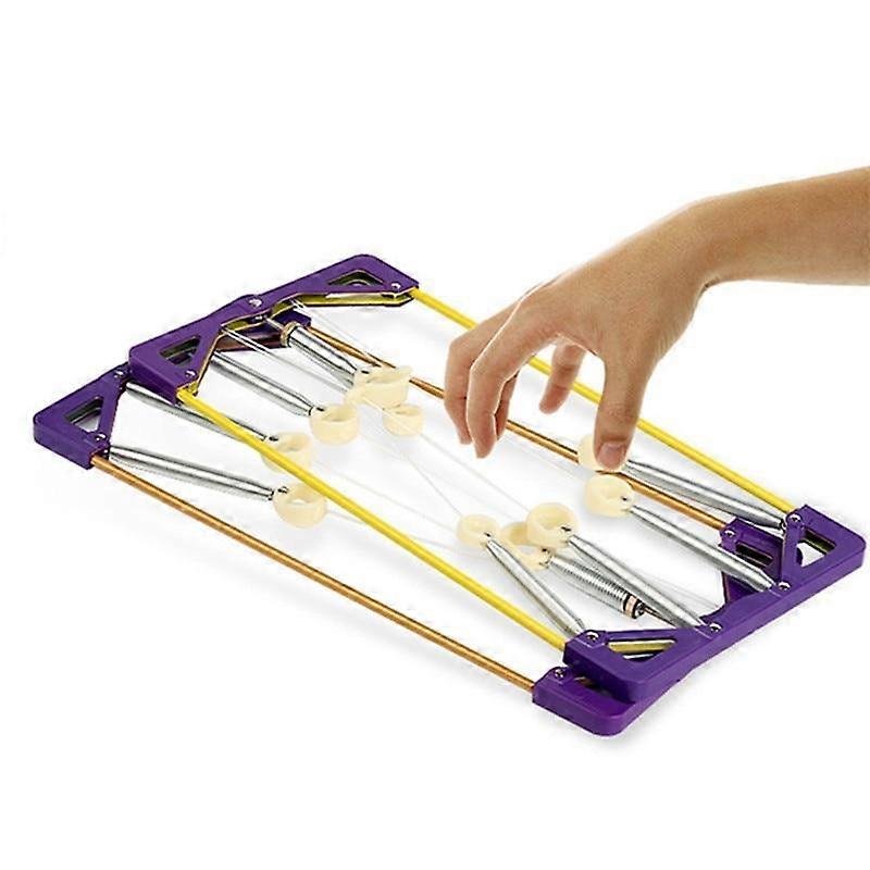 Forte prise en main Orthèse de main Exercice Piano Guitare Guzheng Force du doigt (Jaune)