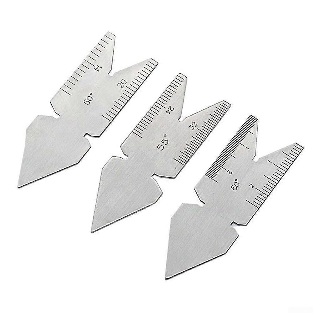 Center Gauge Set 3Piece for Precise Angles in Woodworking and Angle Work