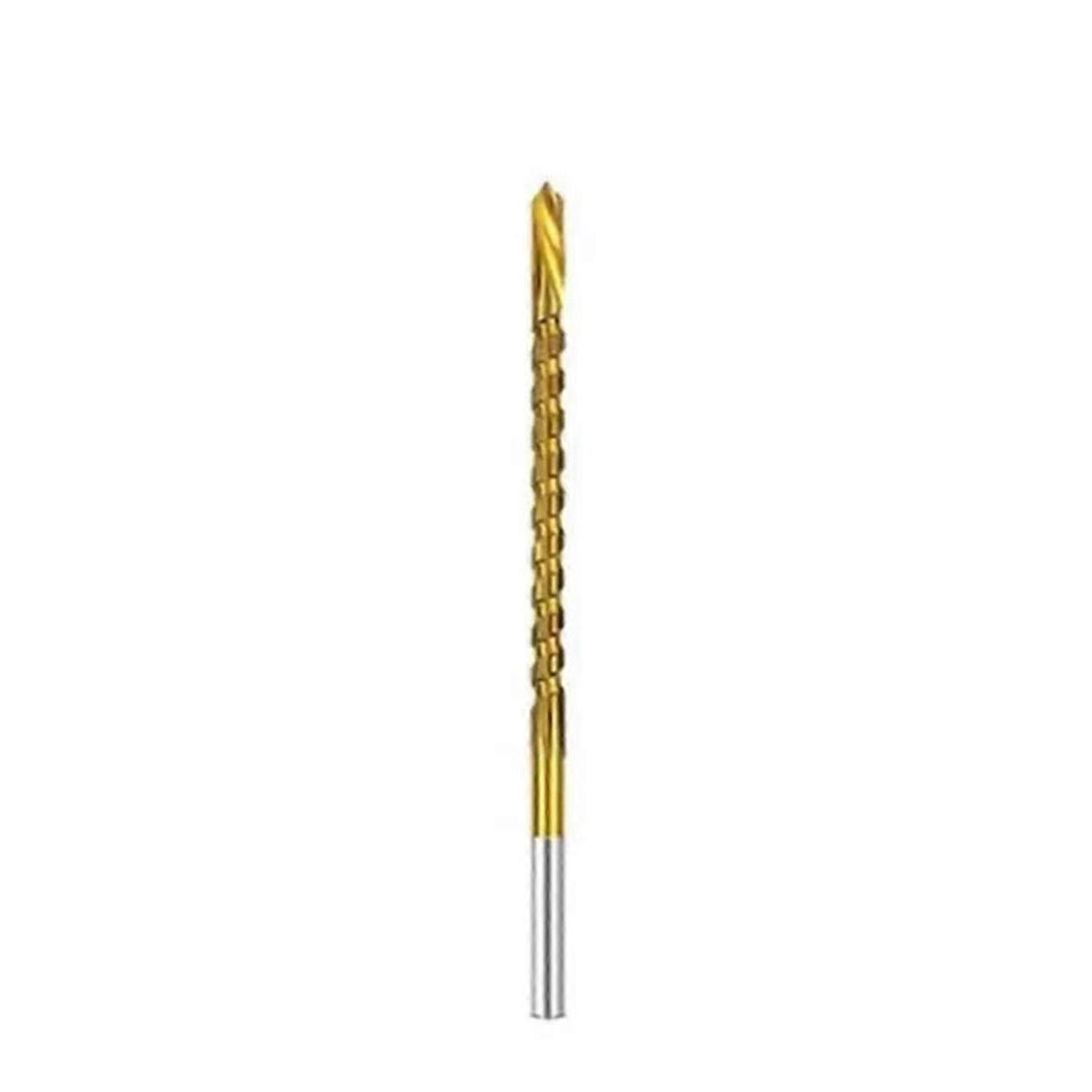3mm Titanium Coated Drill Bit Spiral Jagged Saw Drill Bit