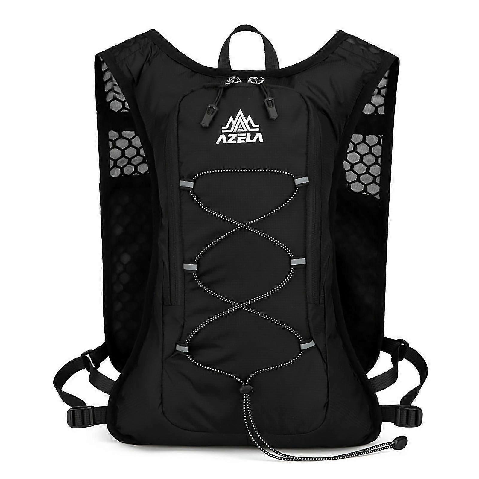 Multifunctional Nylon Sports Backpack Breathable Run Hydration Bag for Night Runs