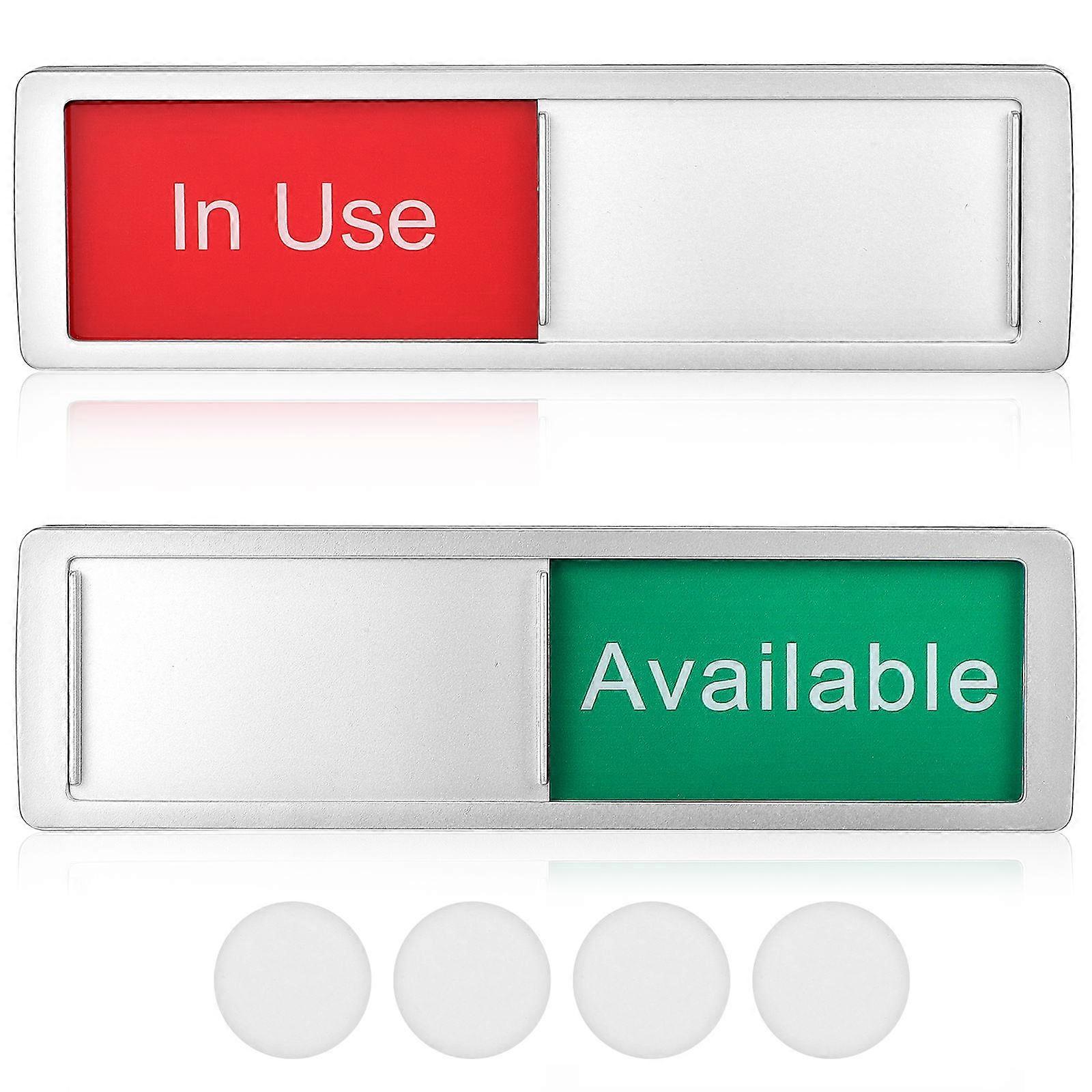 Vacant Occupied Door Signs Acrylic Privacy Indicator for Office Use 14 Pieces