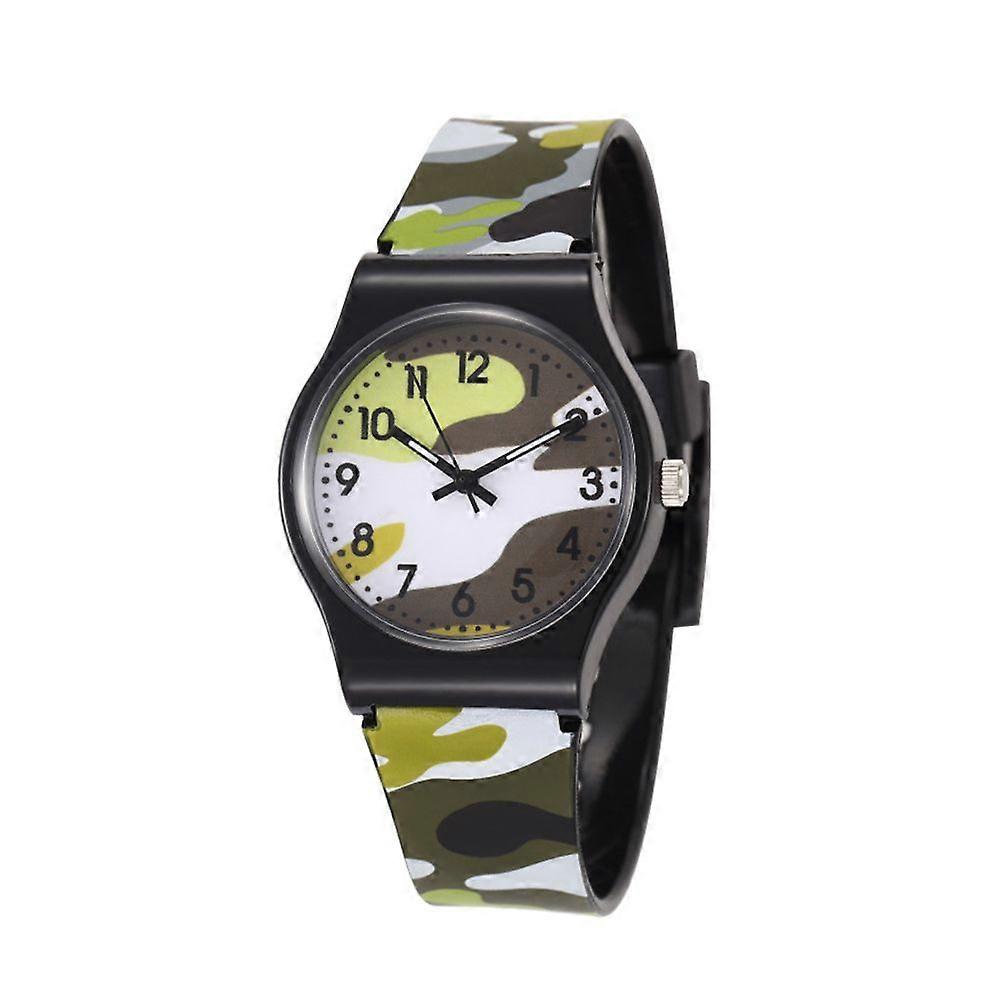 1 pc durável crianças relógio prático crianças relógio camuflagem design relógio