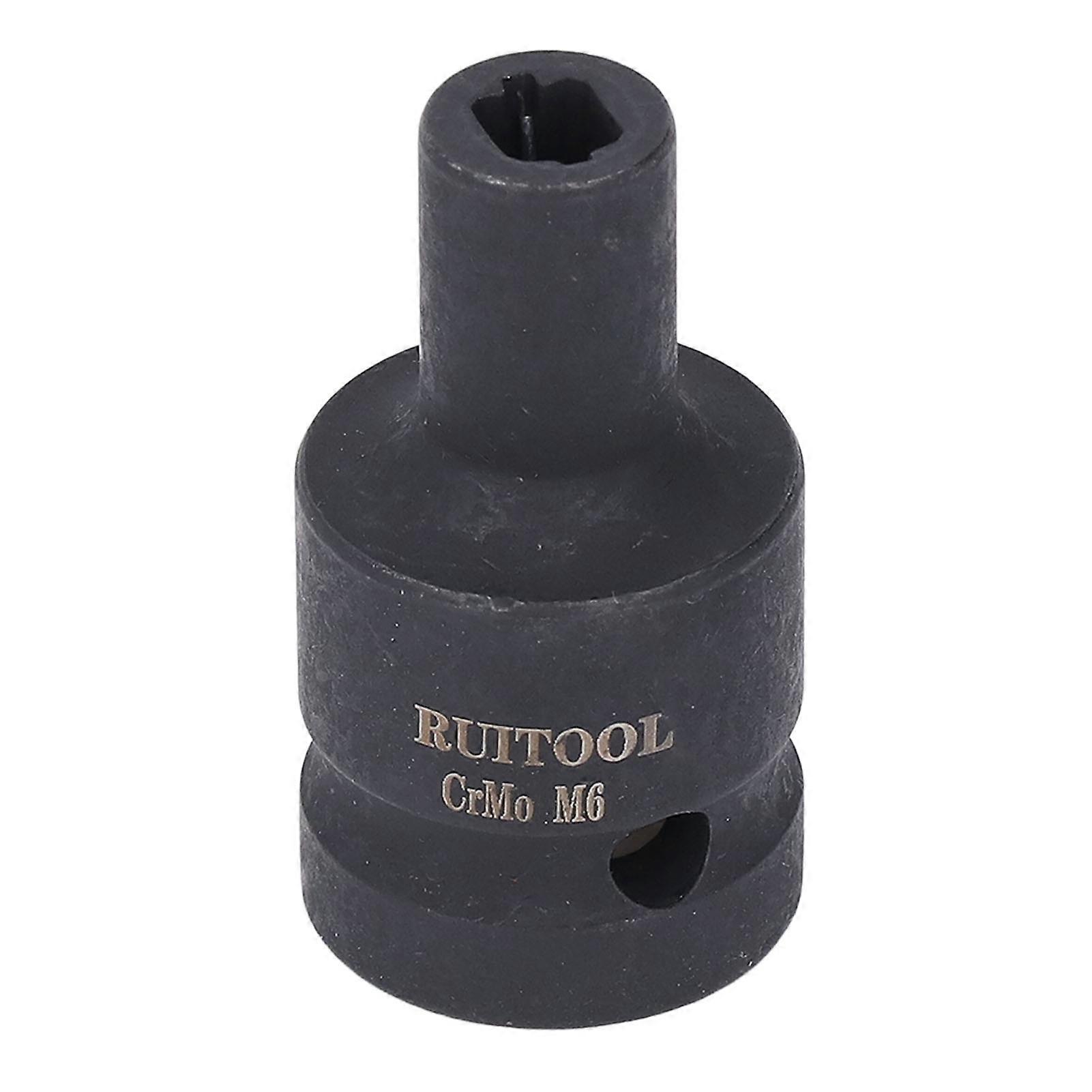 Clé hexagonale externe à douille conique M6, entraînement 1/2 po, extrémité carrée, acier au chrome-molybdène, accessoires pour outils
