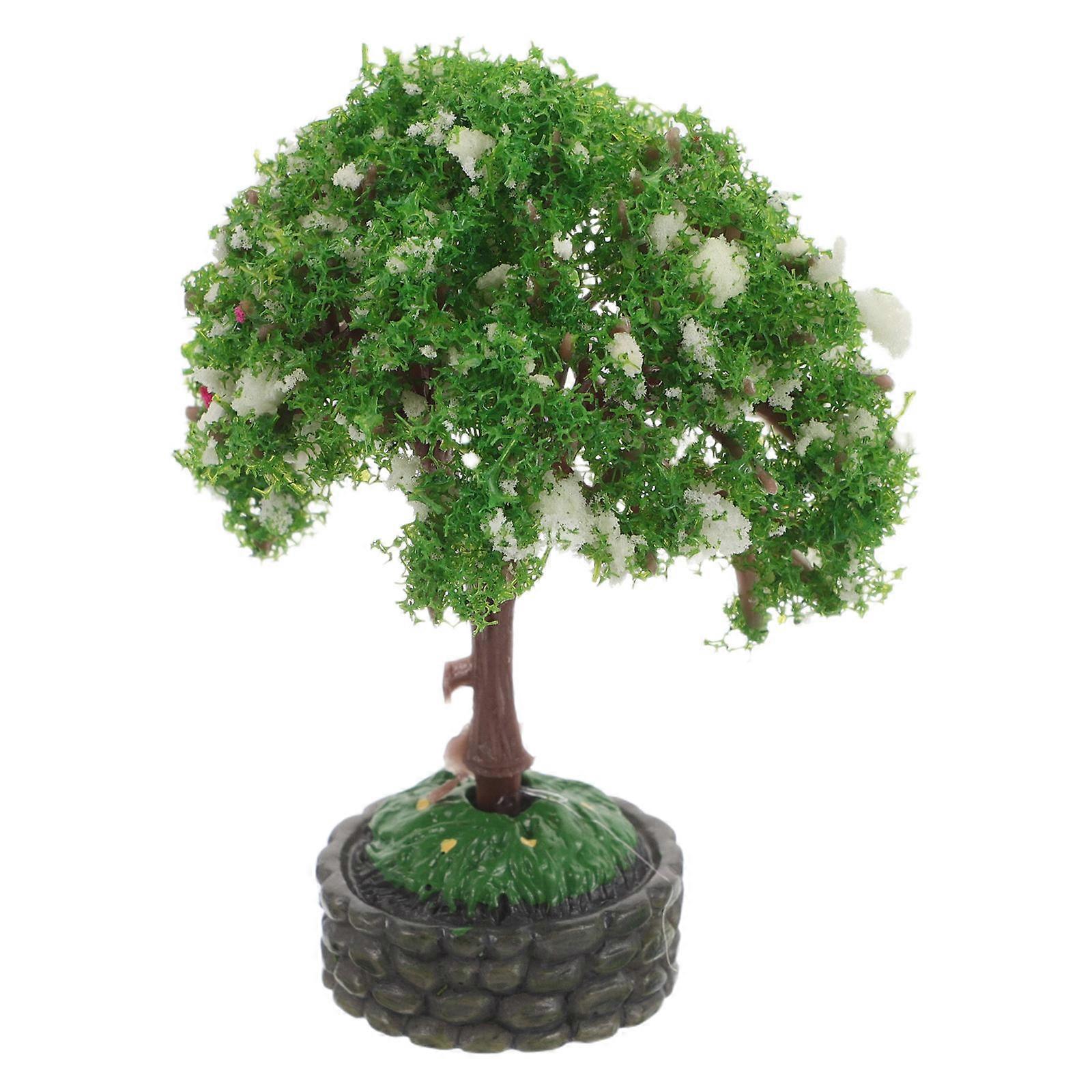 Miniature Dollhouse Accessories Mini Tree Figurines for Decoration Use