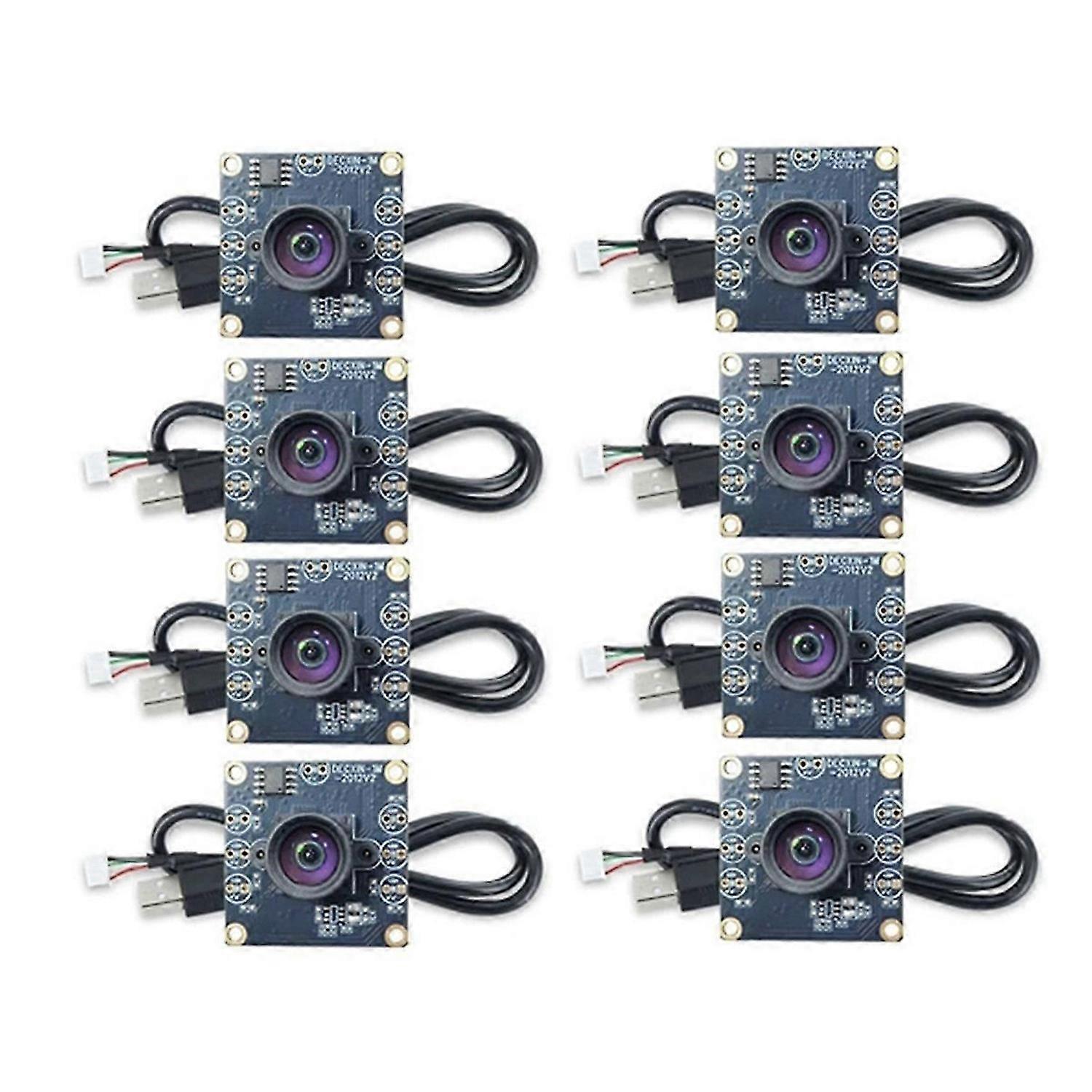 8Pcs 100 Degree Camera Module 1MP OV9732 1280x720 USB