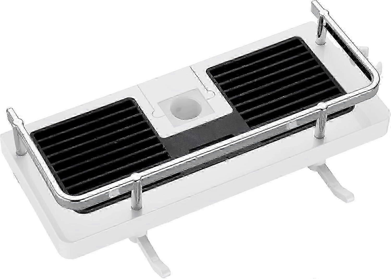 1Pack Punch-free Multi-function Shower Shelf for Soap Shampoo Towel - White