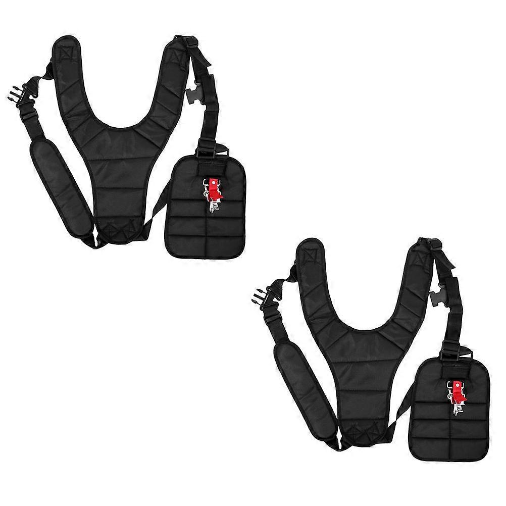 Back Strap Shoulder Harness Belt for Gardening Use 2Pcs Durable Black