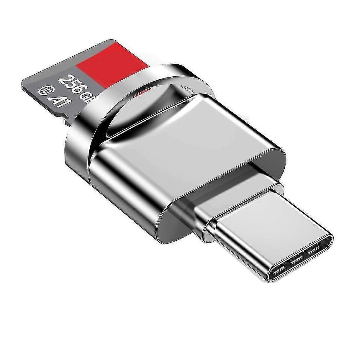 Micro-SD Card Reader Adapter, USBpe C to Micro-SD/TF Card Reader Micro-SD Card Adapter forpe-C,B