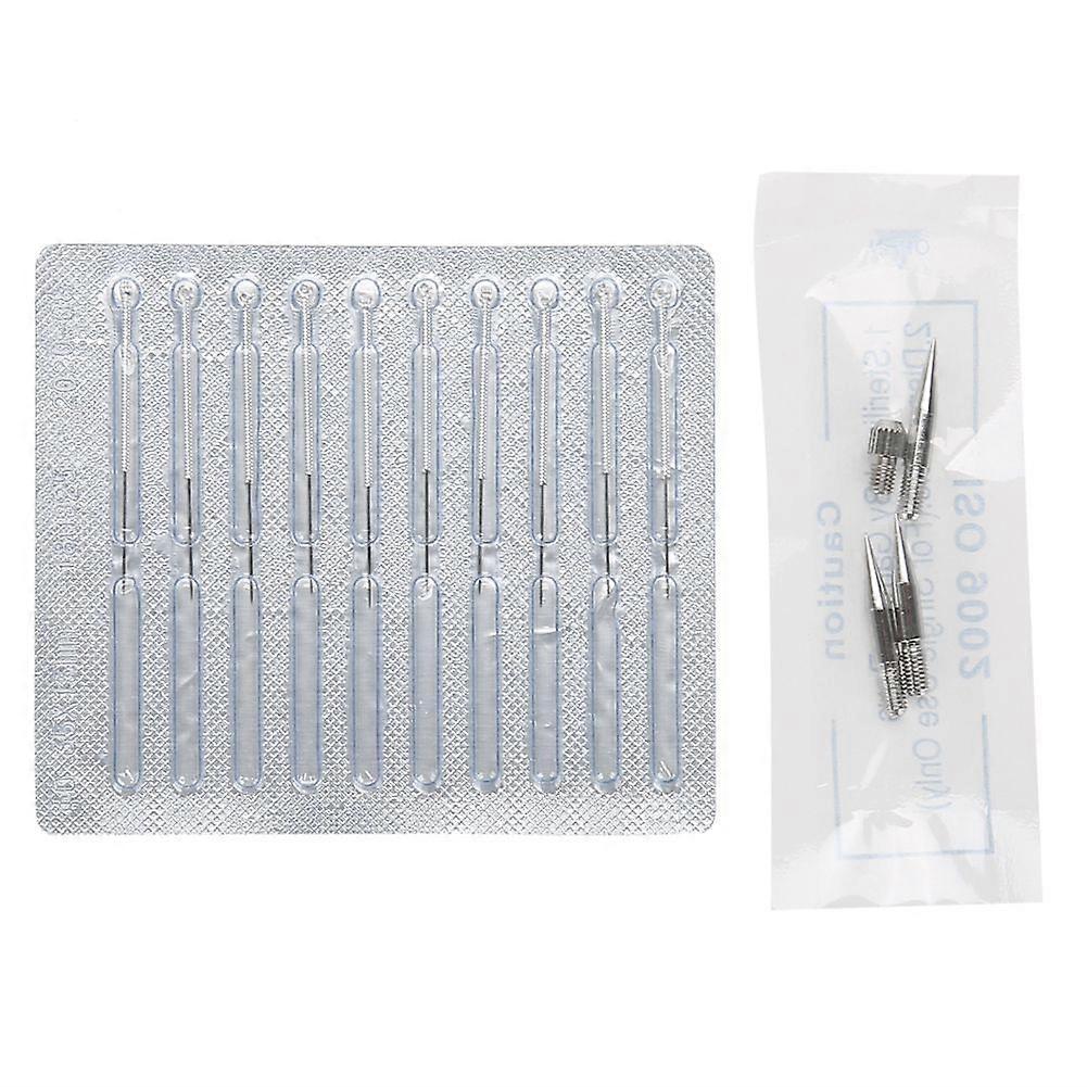 Freckle Spot Mole Removal Pen Device Accessory(10pcs Fine Needles 3pcs Larger Needles)