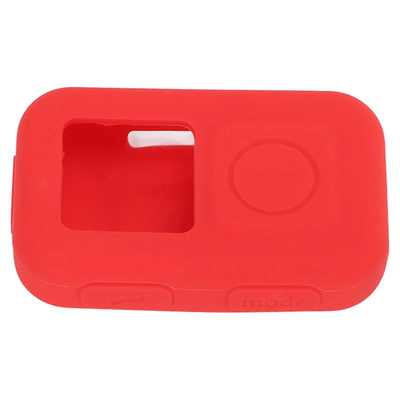 Camera Remote Control Silicone Cover Remote Control Protective Cover for Hero 10 Black Action Camera Red