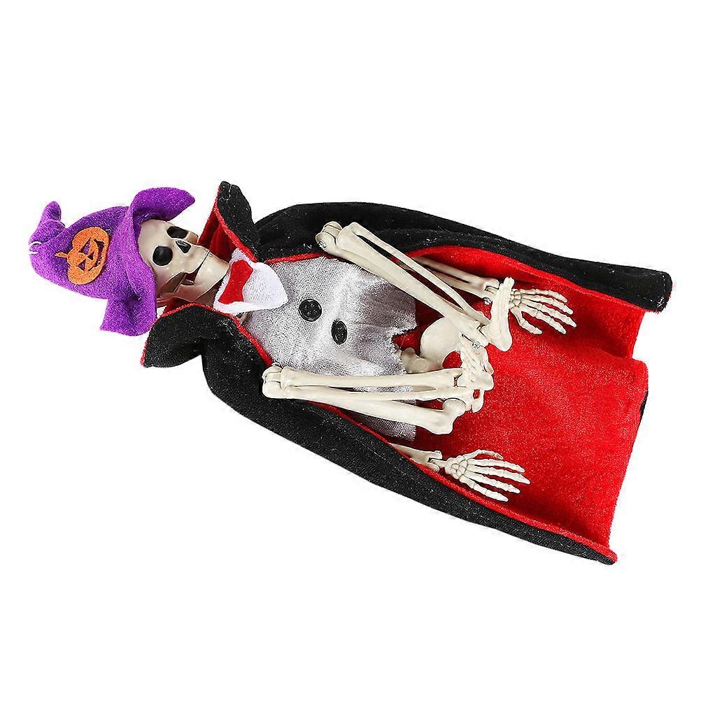 Plastic Skeleton Ornament for Decoration 3Pcs Haunted House Skeleton Models