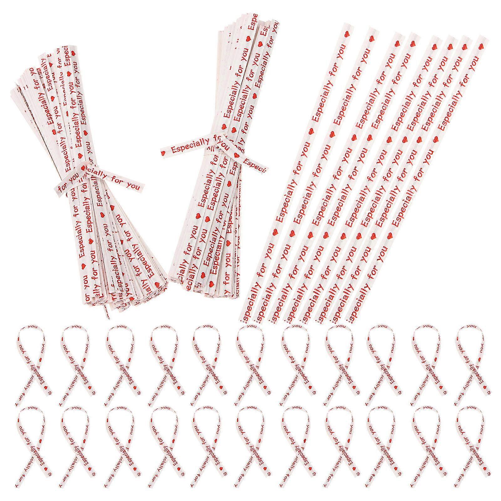 Twisted Ties Lollipop Sealing Ties for Baking Use 4000Pcs White