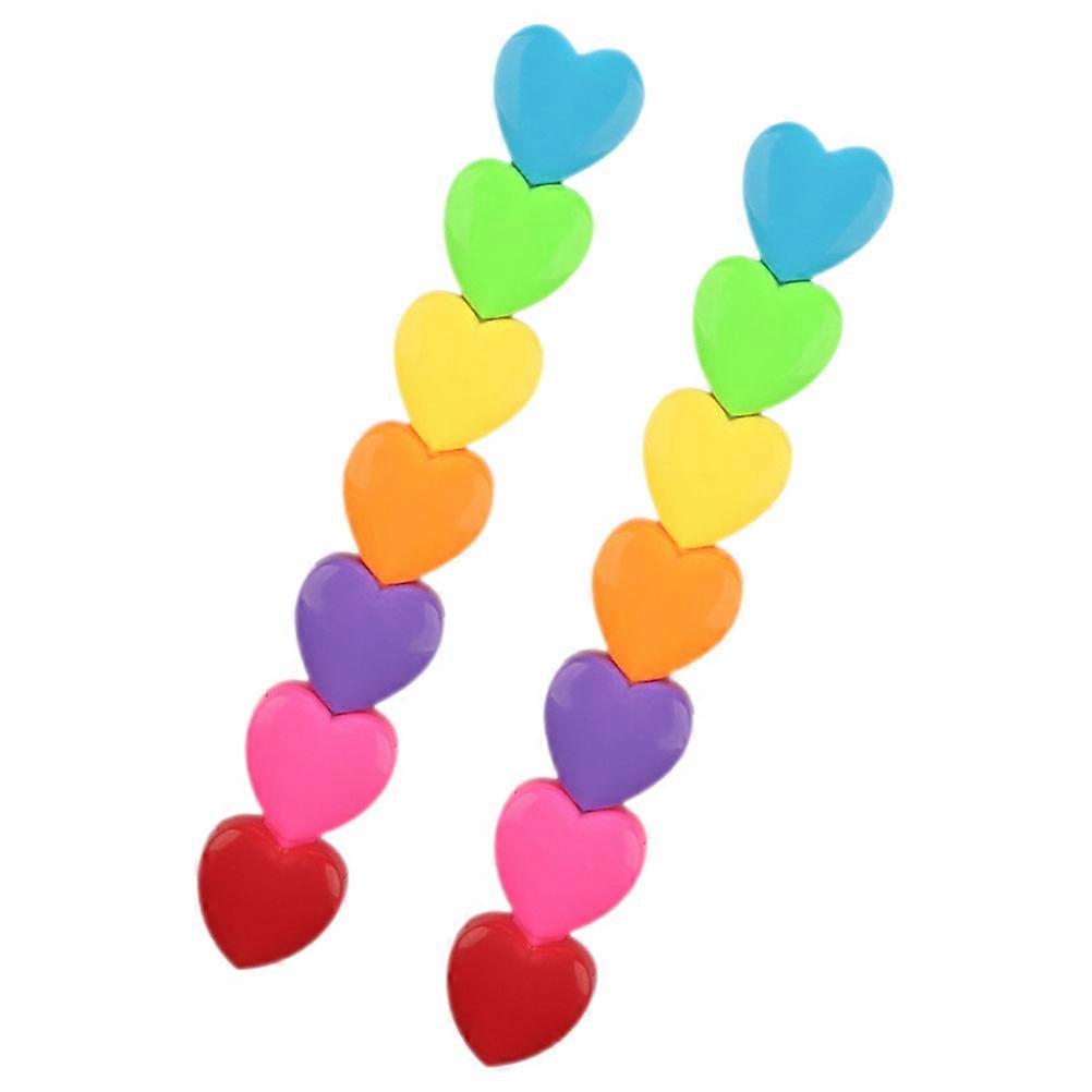 Heart Highlighter Pen Highlighters for Marking 10Pcs Assorted Color