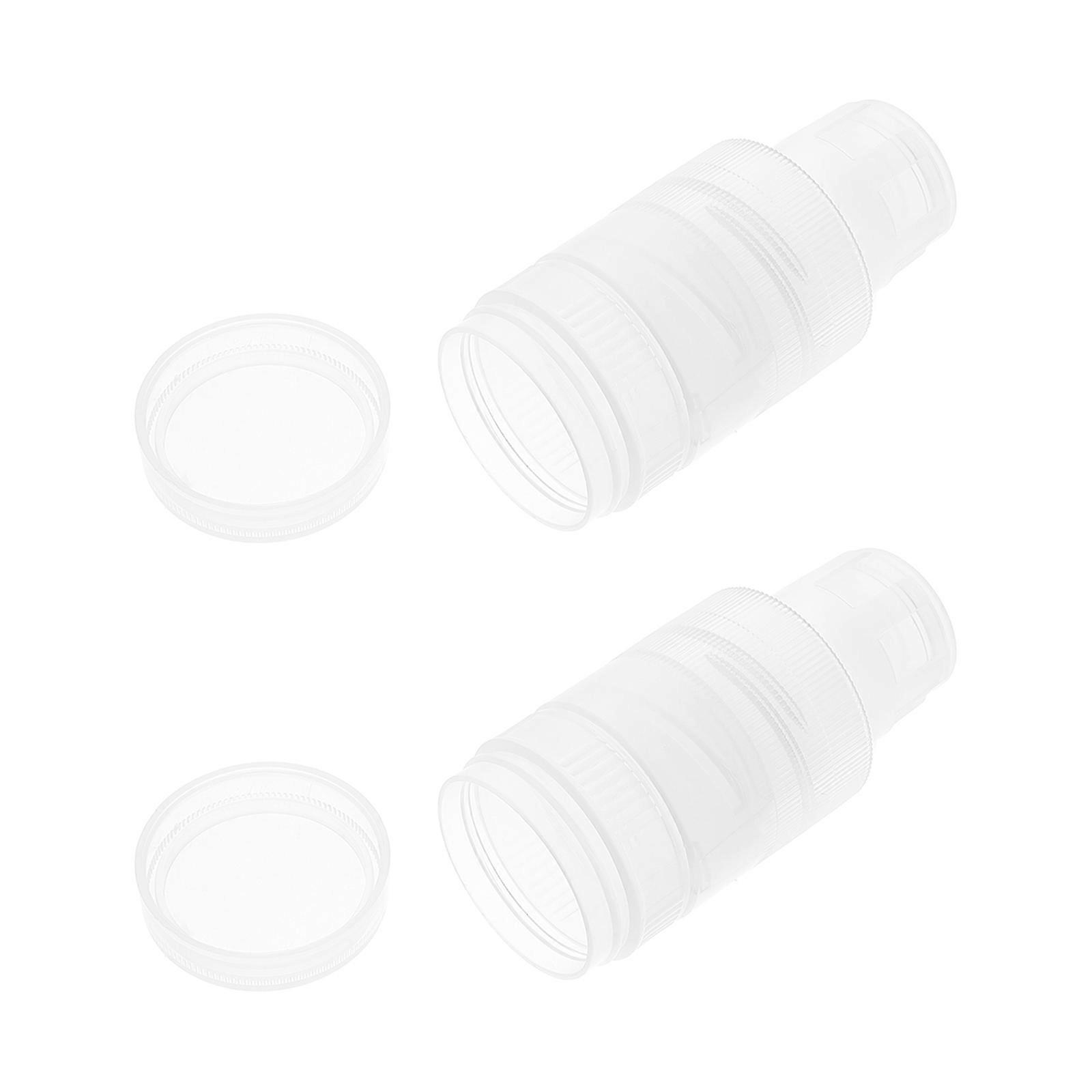 Portable White Plastic Honey Jar Lids 6 Pcs Separation Of Honey And Water For Household Use