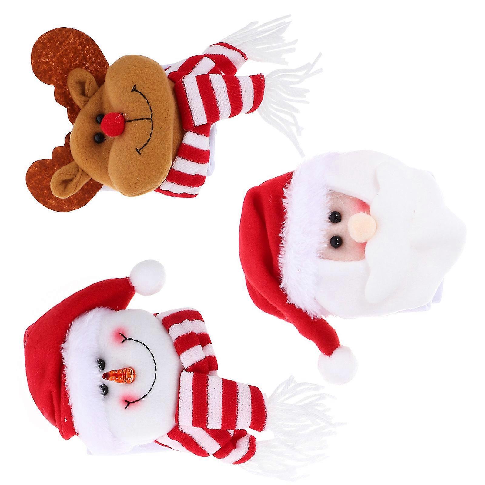 Christmas Themed Curtain Tiebacks Made with Cloth 9Pcs Set