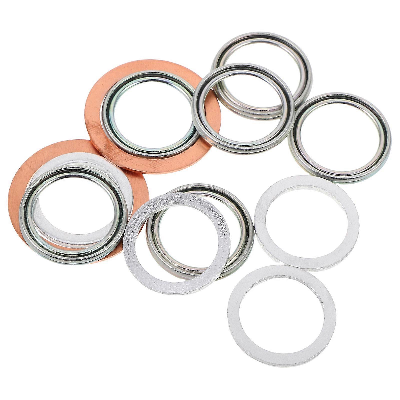 Differential Case Gasket Metal Washers for Differential Maintenance 12Pcs