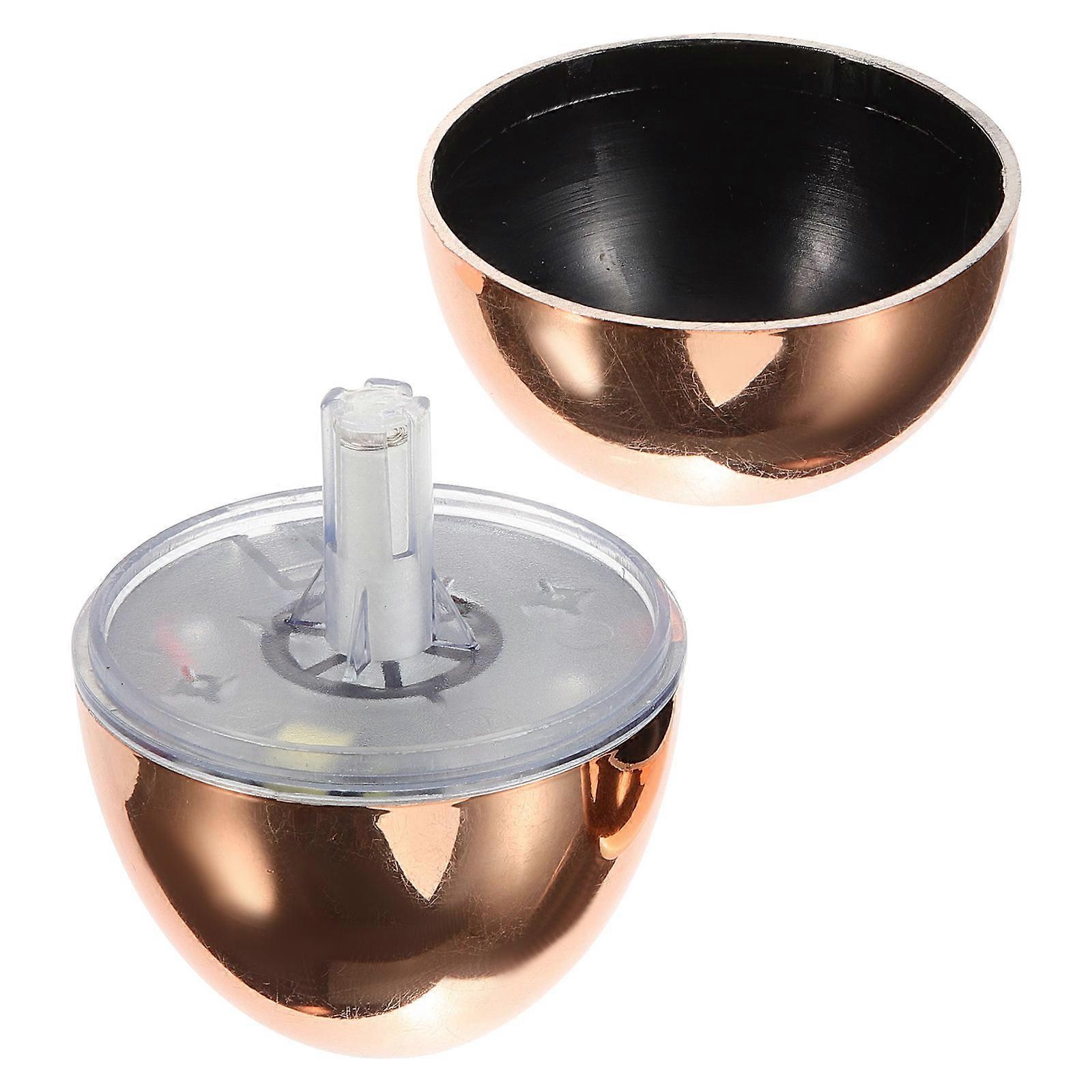 Ultrasonic Atomization Diffuser Mini Humidifier For Office Car Bedroom Golden 2Pcs