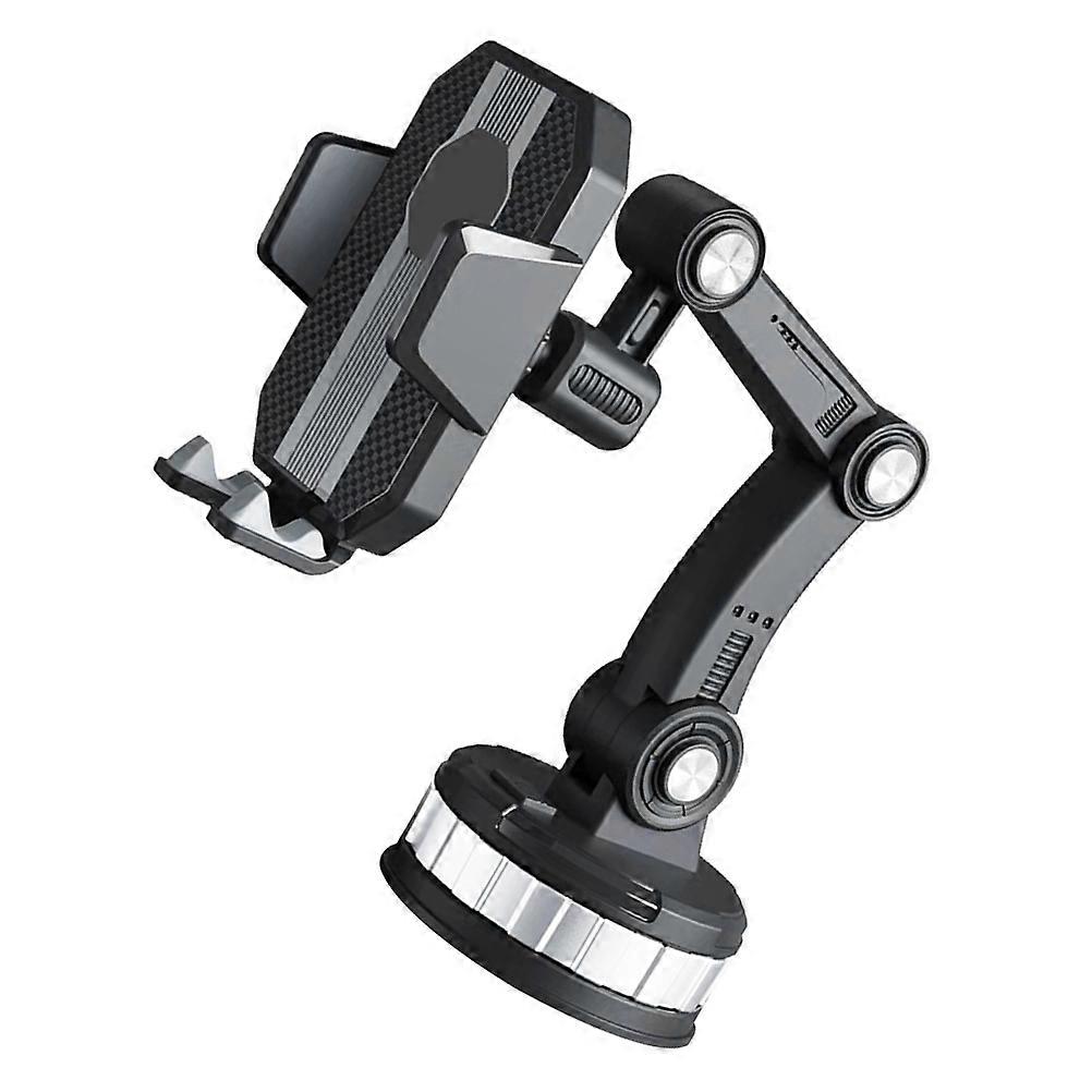 Phone Bracket for Car with Adjustable Navigation Stand and 4Pcs Suction Cups
