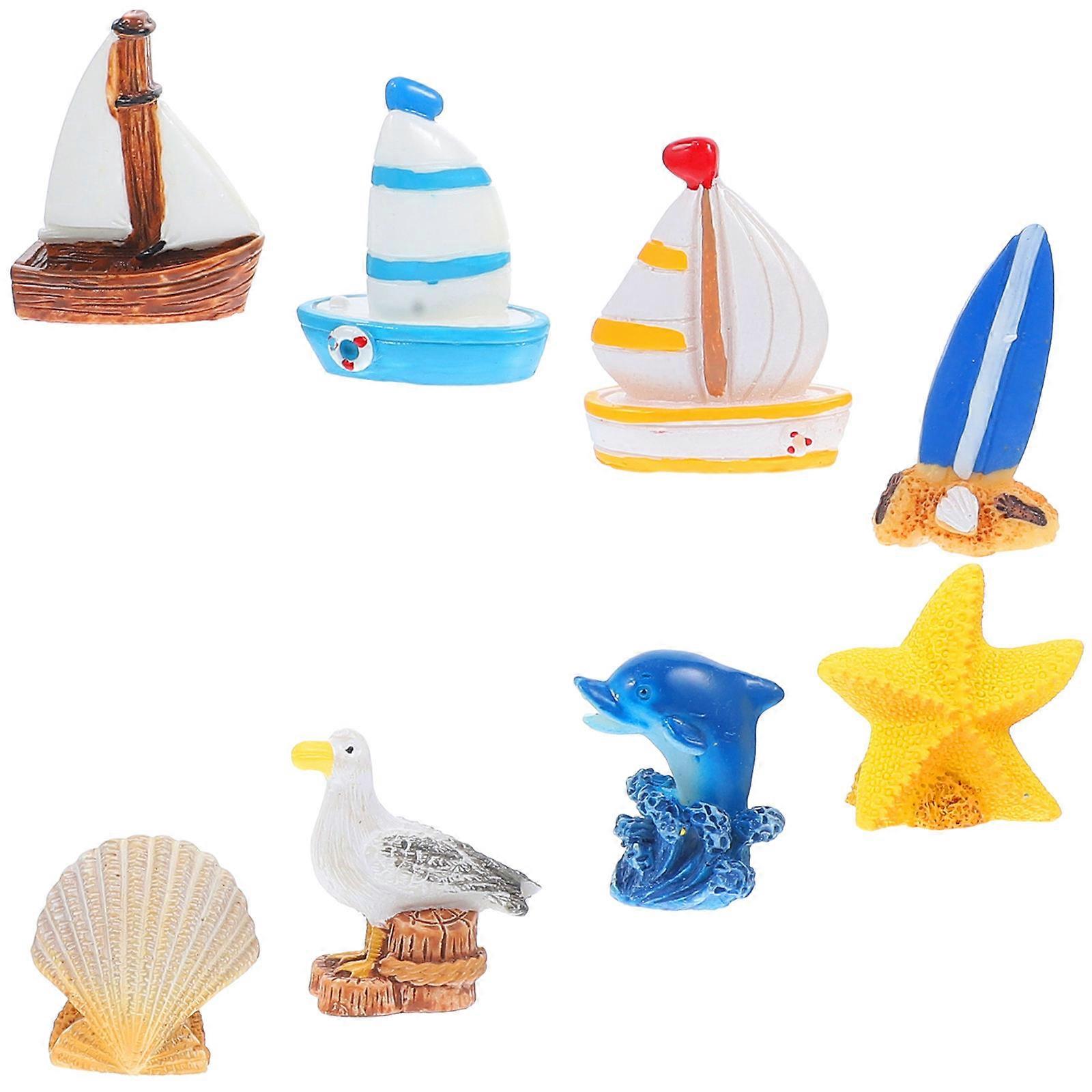 40Pcs Mediterranean Microlandscape Decorative Ornament Set for DIY