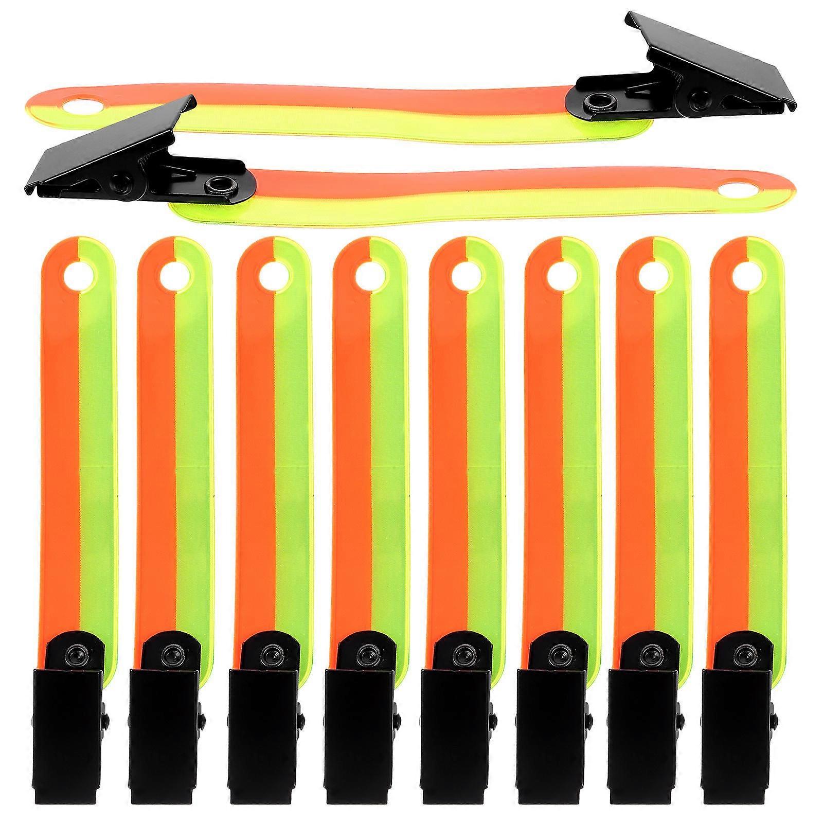 Trail Marking Clip Outdoor Reflective Glow Clips with 24Pcs Pack