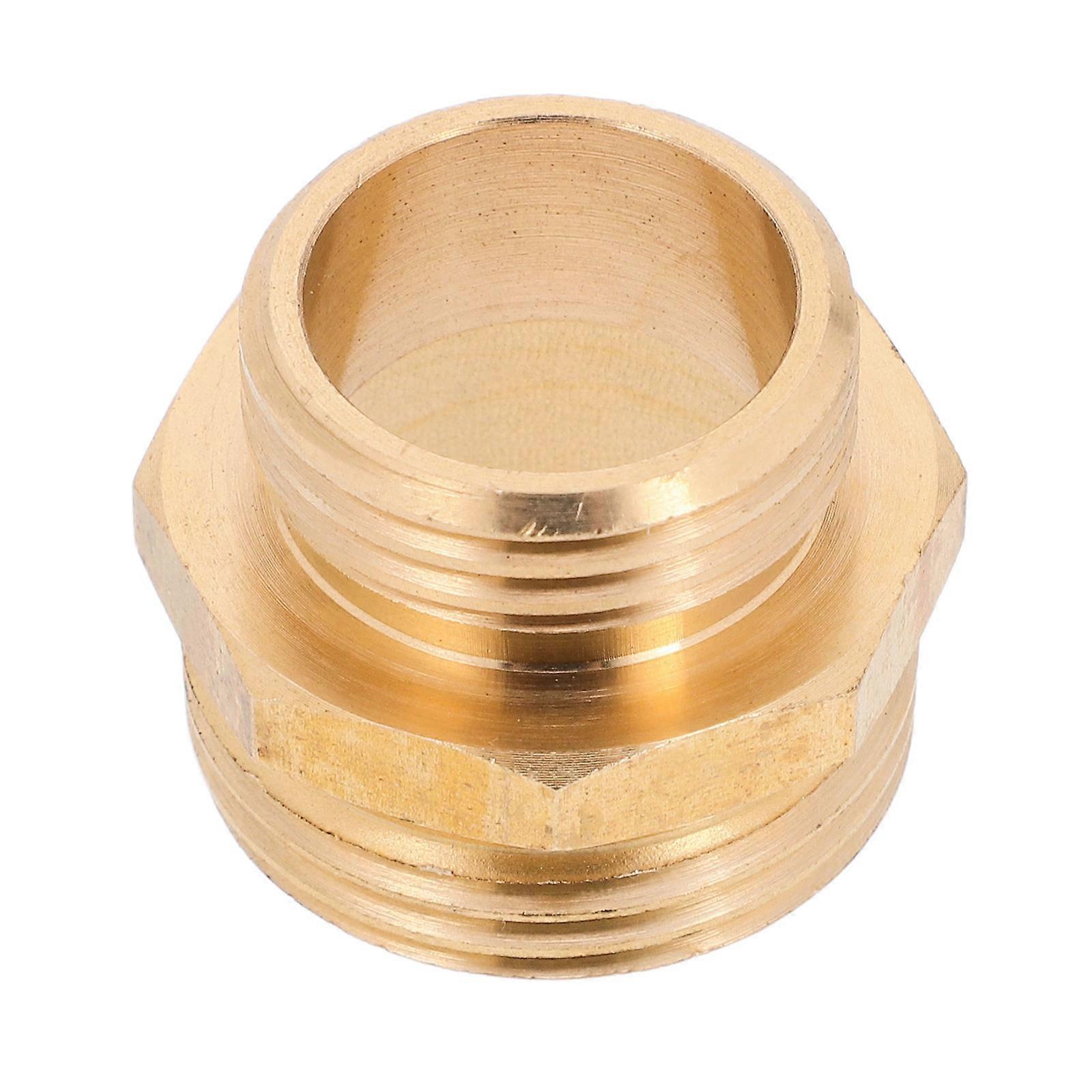 Solid Brass Garden Hose Adapter for Connecting 5Pcs Male Thread Connectors