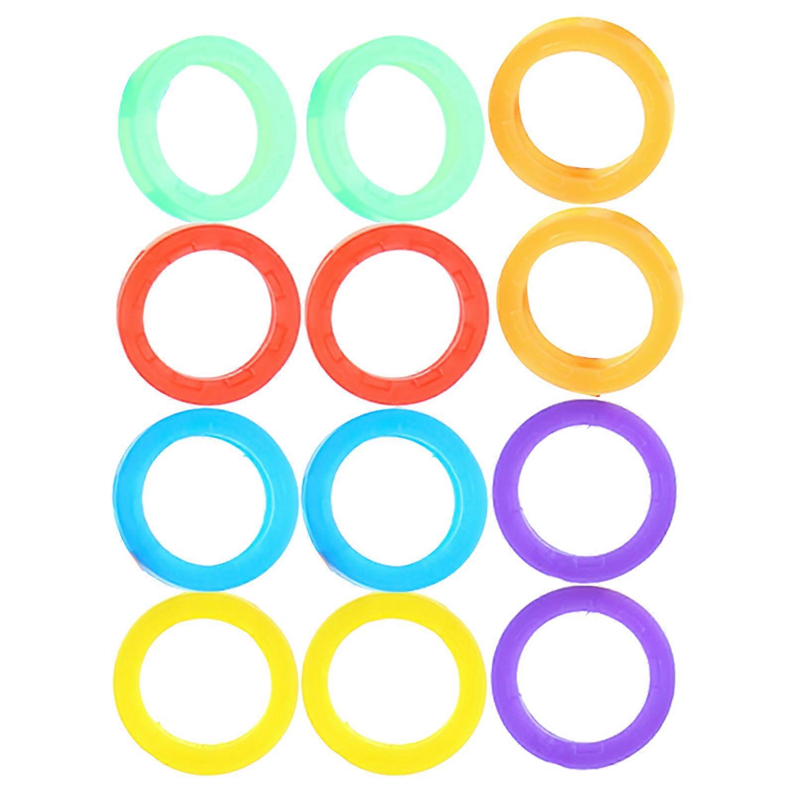 Key Caps Silicone Key Covers for Identification Set Mixed Colors